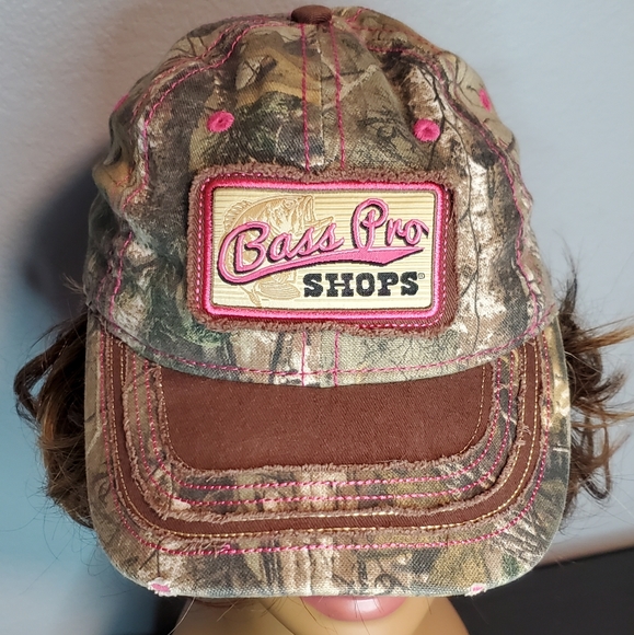 Bass Pro Shops hunting hat pink/camo - Picture 1 of 10